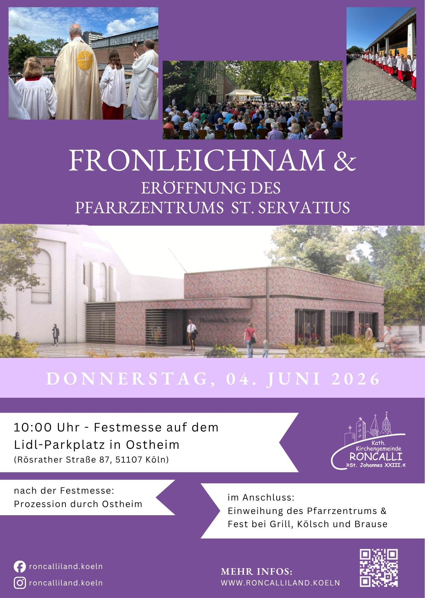 Fronleichnam 2026 - A3 - Flyeralarm