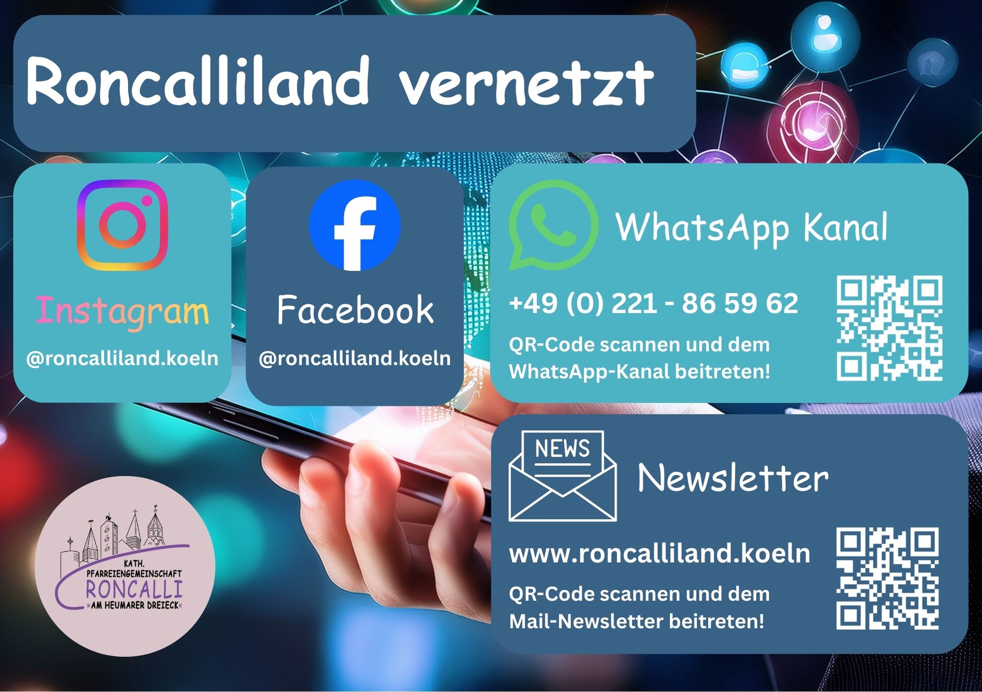 Roncalliland vernetzt