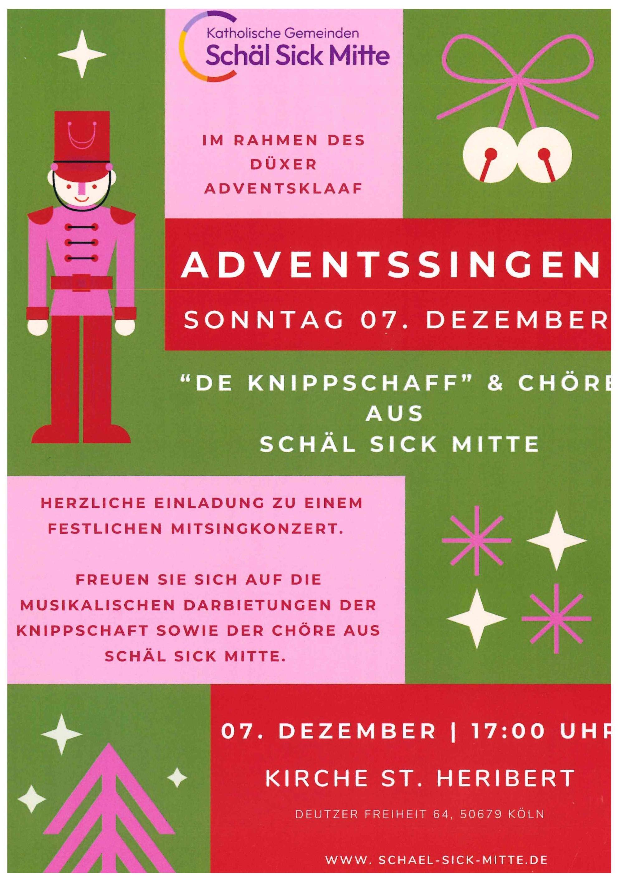 Plakat Adventssingen