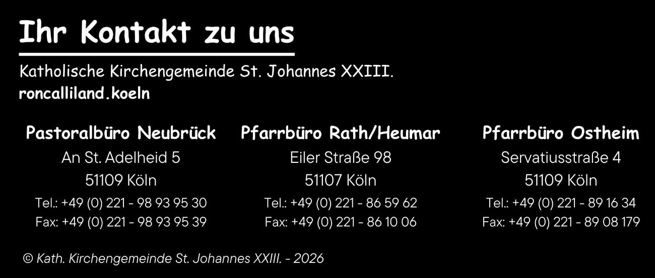 NewsletterFooter Roncalli