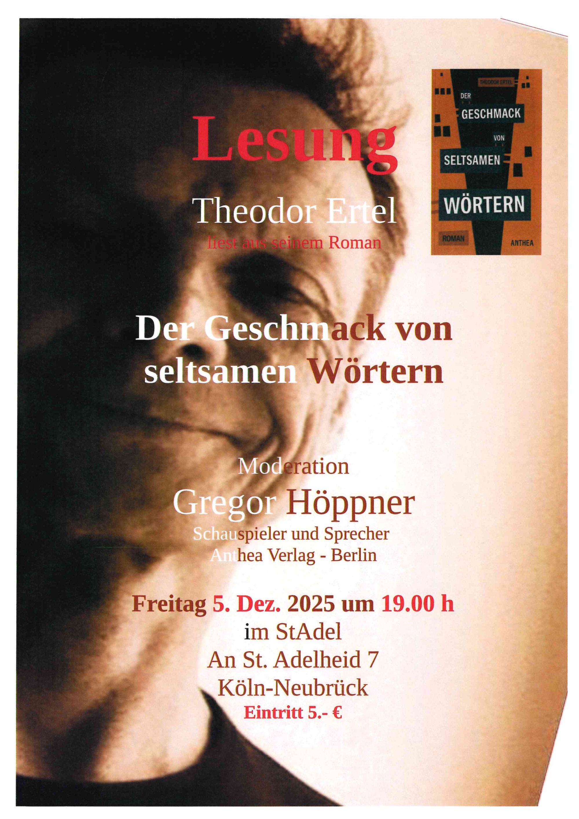 Lesung Theodor Ertel