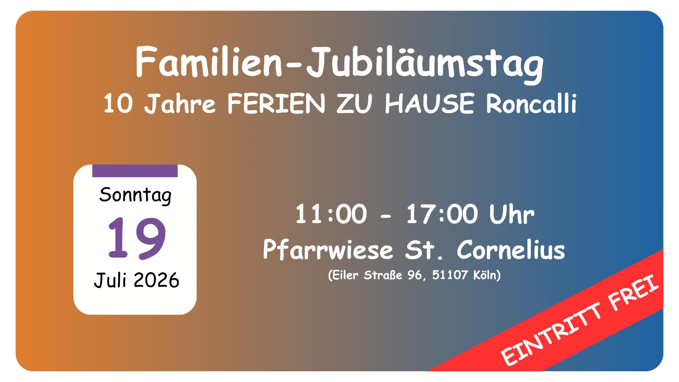 Familien-Jubiläumstag