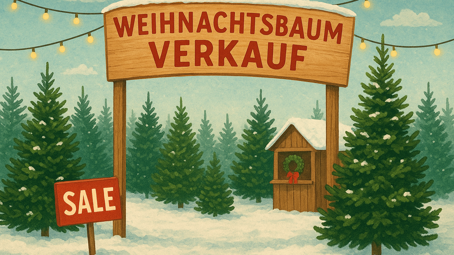 Weihnachtsbaumverkauf
